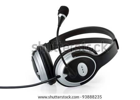 Headset with microphone