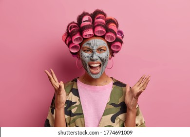 944 Angry Woman With Curlers Images, Stock Photos & Vectors | Shutterstock