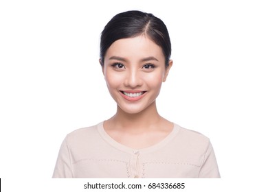 Headshot of cute asian woman professional. Architect businesswoman