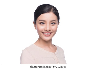 Headshot Of Cute Asian Woman Professional. Architect Businesswoman