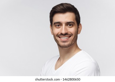 Headshot Young Handsome European Caucasian Man Stock Photo 1462800650 