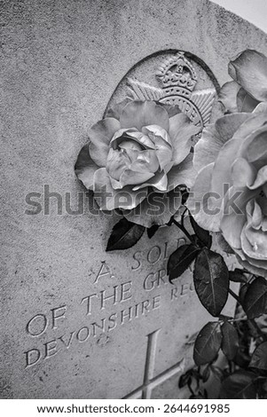 Headstone of unknown WWI solider 