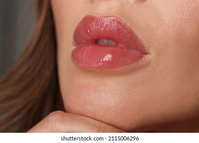 Healed Lip Blush Lip Tattoo