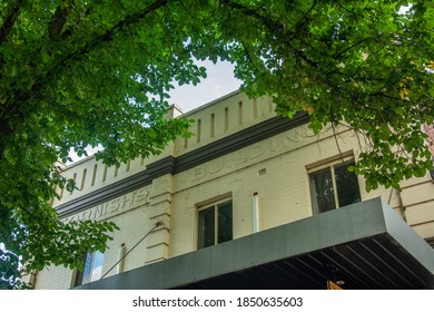 Healesville, Australia - February 19 – 19th Century Cornish Building On The Main Street In Healesville, Shire Of Yarra Ranges, Victoria