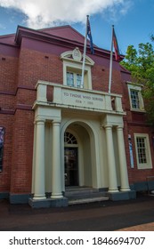 Healesville, Australia - February 19 - The Memo, A Centre For Community Arts And Cultural Activities, Built In 1924 As A Soldier's Memorial Hall In Healesville, Shire Of Yarra Ranges, Victoria