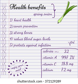 Health Benefits Purple Onion Nutrition Facts Stock Photo 372129289 ...