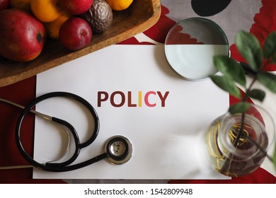 Health Care Policy Picture With Letters