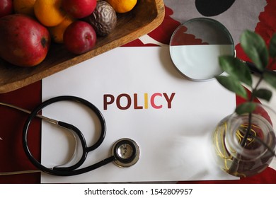 Health Care Policy Picture With Letters