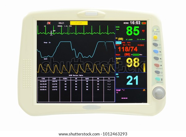 Health Care Portable Monitoring Equipment Stock Photo (Edit Now) 1012463293