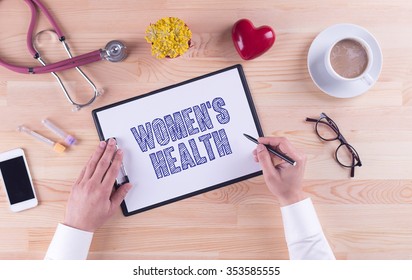 Health Concept: WOMEN'S HEALTH - Powered by Shutterstock