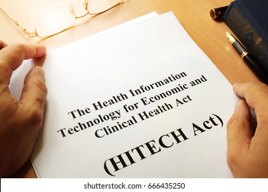 The Health Information Technology For Economic And Clinical Health Act (HITECH Act)