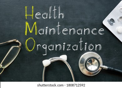 Health Maintenance Organization HMO Is Shown On The Conceptual Business Photo