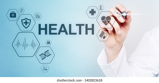 Mens Health Banner Medical Health Care Stock Photo 1383991499 ...