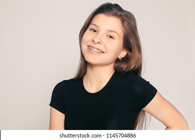 Busty teacher strip