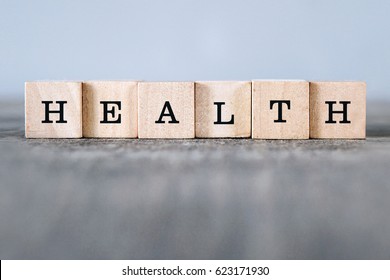 HEALTH Word Made With Building Blocks