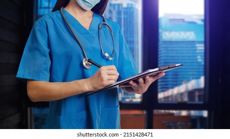 Healthcare business graph and Medical examination and businessman analyzing data and growth chart on laptop background - Powered by Shutterstock