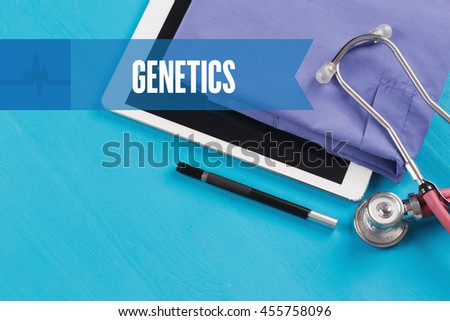 HEALTHCARE DOCTOR TECHNOLOGY  GENETICS CONCEPT