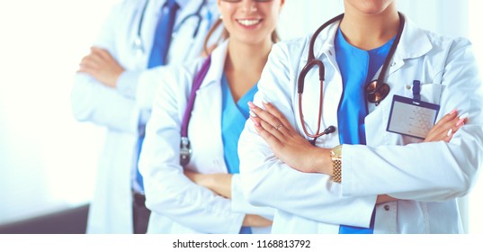 Healthcare And Medical - Young Team Or Group Of Doctors