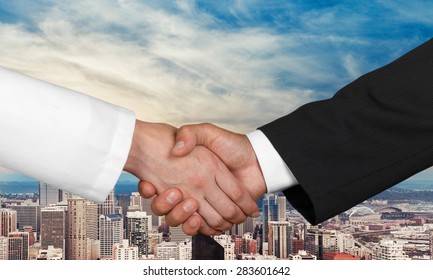 Healthcare And Medicine, Handshake, Business.