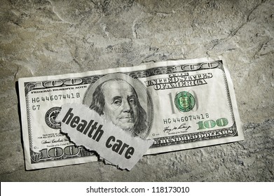 Healthcare Newspaper Headline On US Money