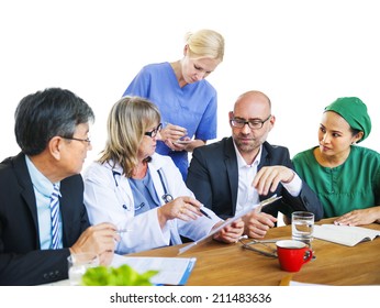 Healthcare Workers Having a Discussion