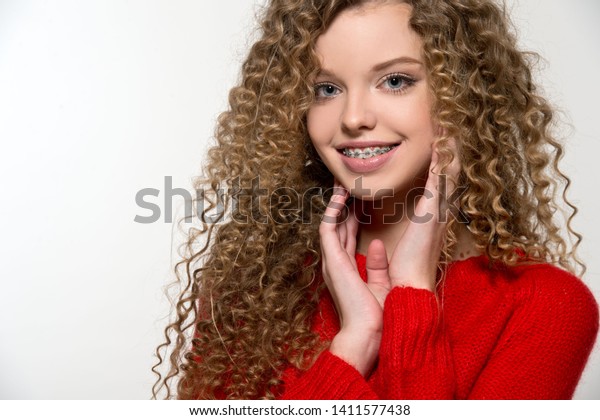 Healthy Beautiful Smile Cute Teen Dental Stock Photo Edit Now