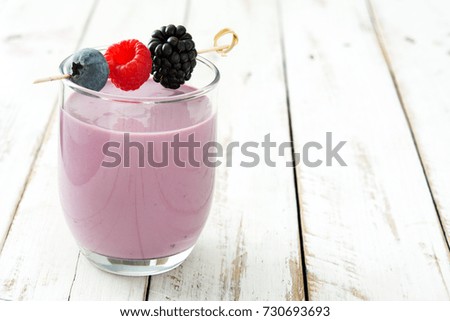 Similar – Gesunder Beeren-Smoothie im Glas