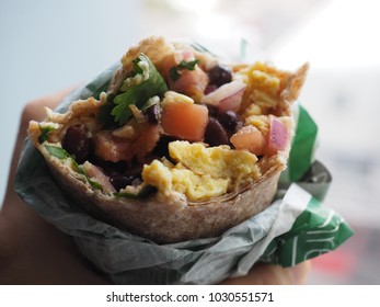 The Healthy Bite Of Breakfast Burrito