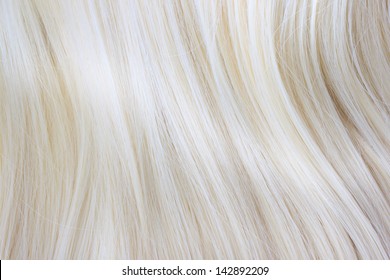 Healthy Blonde Hair - Close Up Image