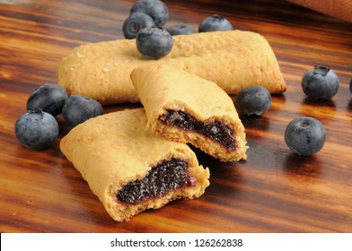 Healthy Blueberry Filled Breakfast Nutrition Bars