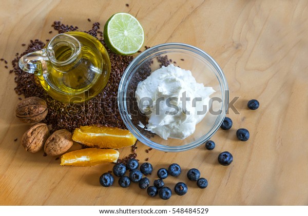 Healthy Breakfast Muesli Quark Cottage Cheese Stock Photo Edit