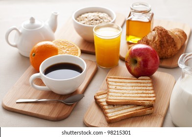 Healthy breakfast on the table close up - Powered by Shutterstock
