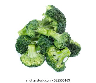 Healthy Brocoli Isolated On White