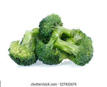 Healthy Brocoli Isolated On White