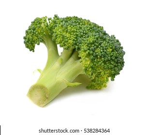 Healthy Brocoli Isolated On White