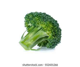 Healthy Brocoli Isolated On White