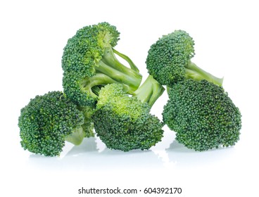 Healthy Brocoli Isolated On White