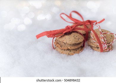 Healthy Christmas Cookies In The Snow