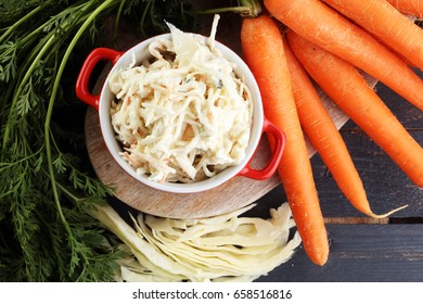 Healthy Coleslaw Cabbage Salad.