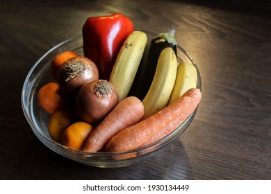 Healthy and colorful vegetables and fruits