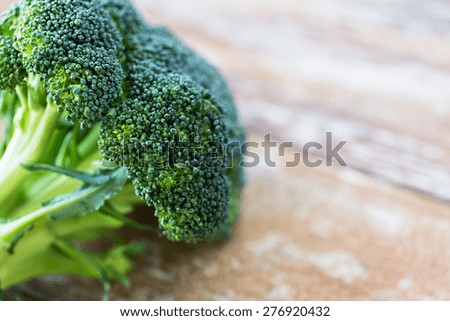 Similar – Image, Stock Photo Fresh vegetables on kitchen table with knife