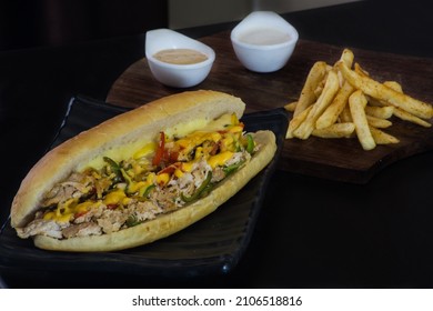 Healthy Eating: Sub With French Fries