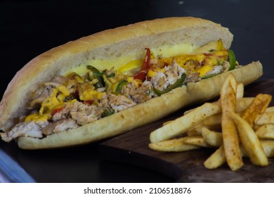 Healthy Eating: Sub With French Fries