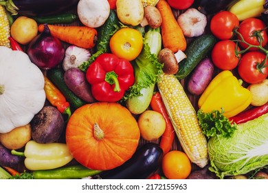 Healthy Food Background Assortment Fresh Vegetables Stock Photo ...