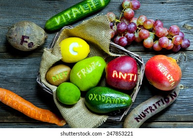 Healthy Food - Natural Antioxidants: Fruits And Vegetables