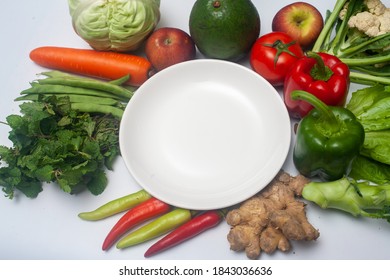 healthy food ơn white background.  eat clean food for healthy