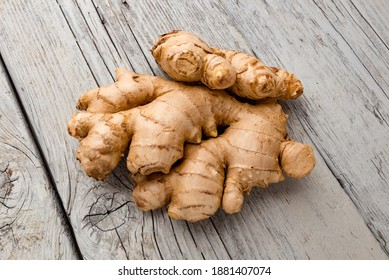 Healthy Ginger Root Close Up