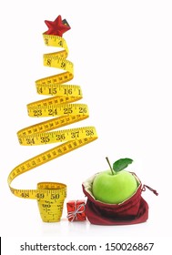 Healthy holiday christmas tree, Food and diet 