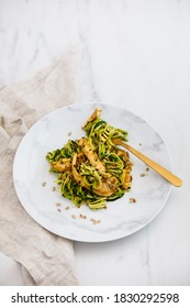 Healthy Keto Chicken Zucchini Courgette Noodles Zoodles