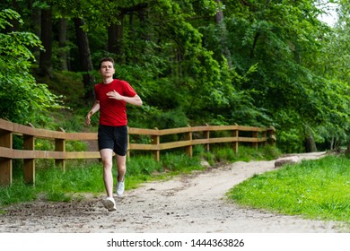 Healthy lifestyle - young man running